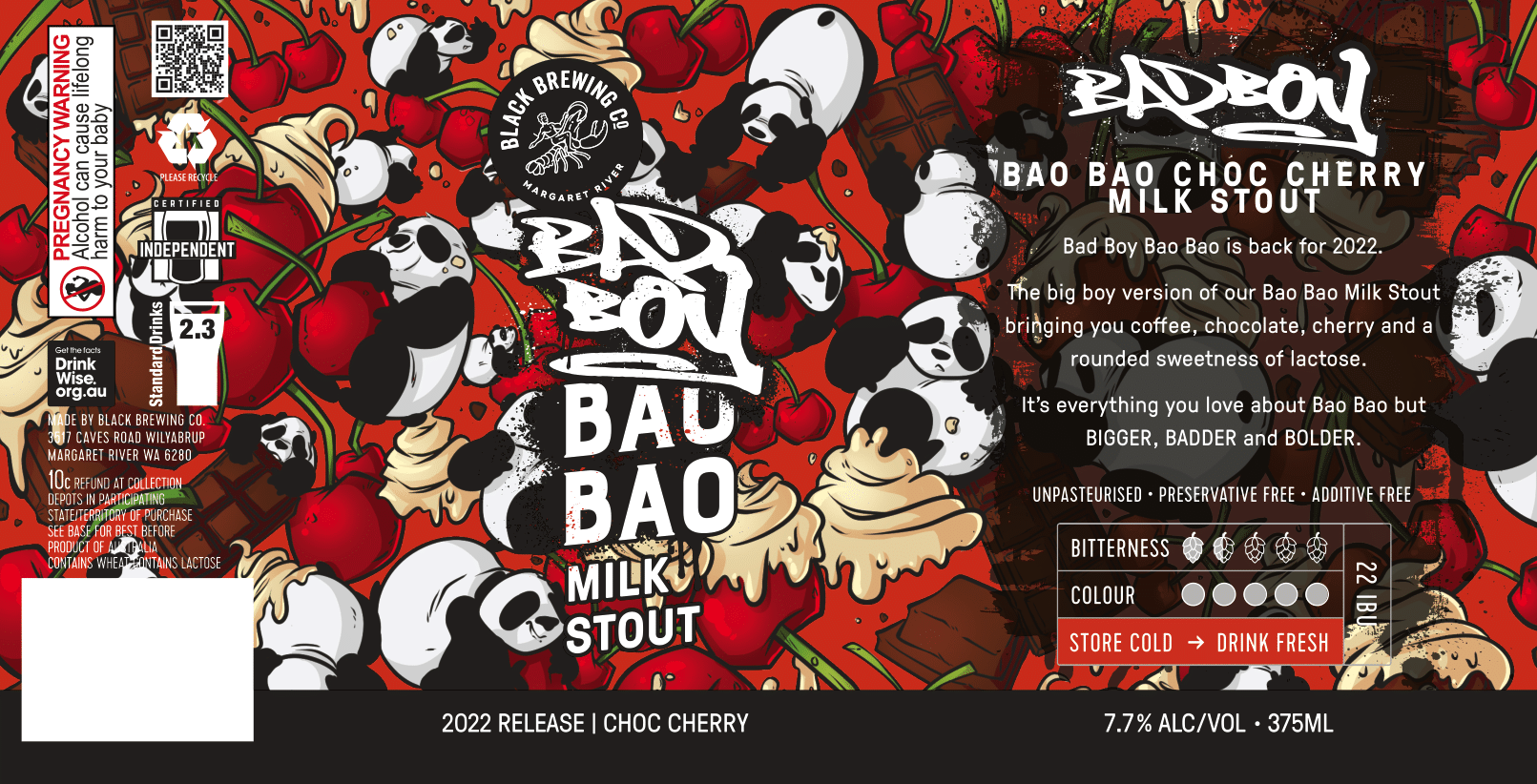 Black Brewing Co – Bad Boy Bao Bao Choc Cherry Stout