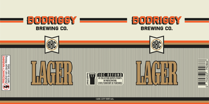 Bodriggy Brewing Co – Bodriggy Lager