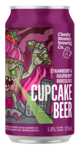 Cheeky Monkey Brewing Co – Strawberry & Raspberry Ridiculous Cupcake Beer