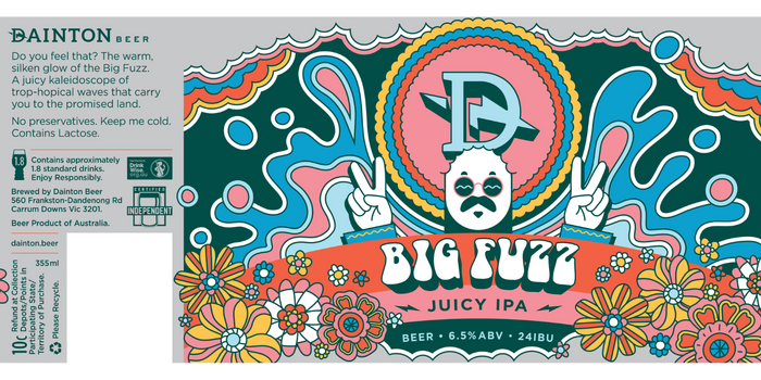 Dainton Beer – Big Fuzz Juicy IPA