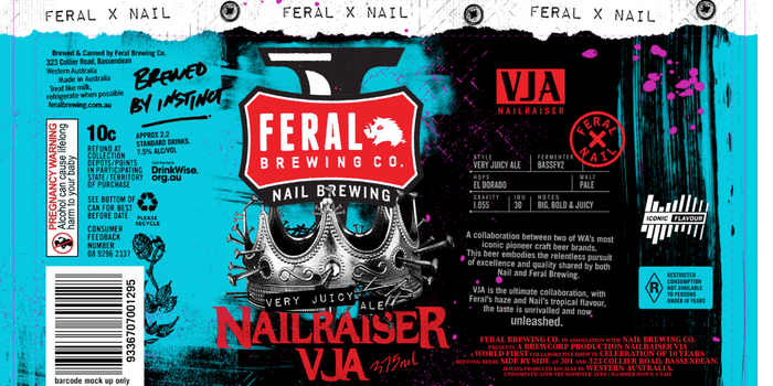 Feral Brewing x Nail Brewing – Nailraiser VJA