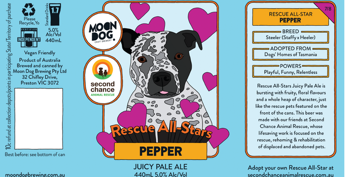 Moon Dog Craft Brewery – Rescue All-Stars Juicy Pale Ale