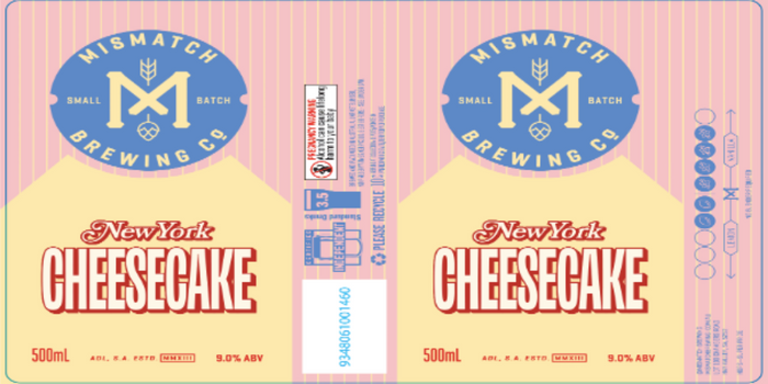 Mismatch Brewing Co – New York Cheesecake White Stout