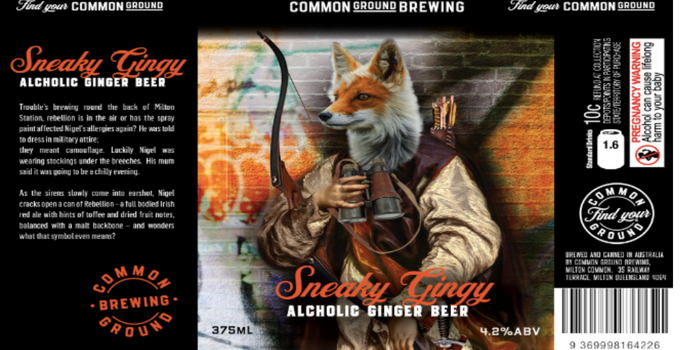 Common Ground Brewing – Sneaky Gingy