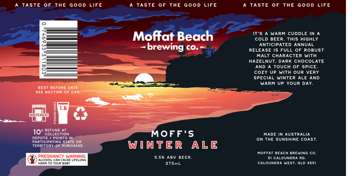 Moffat Beach Brewing Co – Moff’s Winter Ale