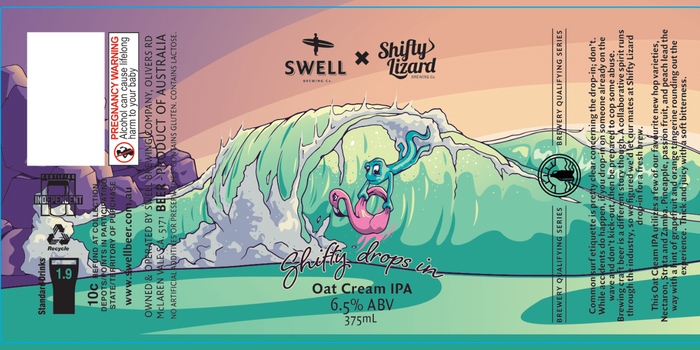 Swell Brewing Co x Shifty Lizard Brewing Co