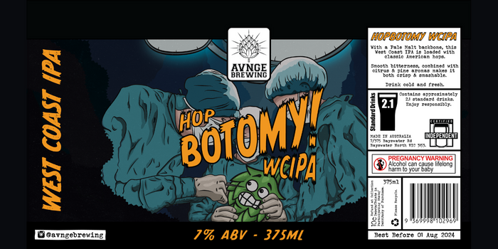 AVNGE Brewing – Hopbotomy West Coast IPA