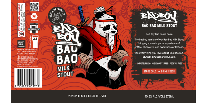 Black Brewing Co – Bad Boy Bao Bao Imperial Stout – 2023 edition