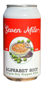 Seven Mile Brewing Co – Alphabet Soup – Triple Dry Hopped Double IPA