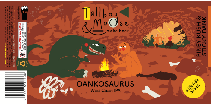 Tallboy and Moose – Dankosaurus West Coast IPA