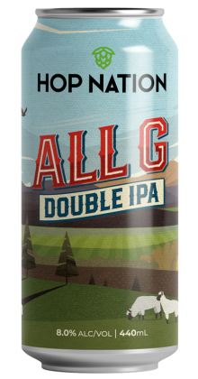 Hop Nation Brewing Co – ALL G – Double IPA